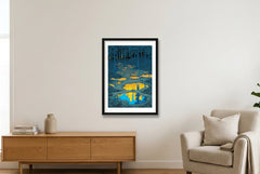 The Other Clearing 2 — 42×59cm, 17×23" Black Frame