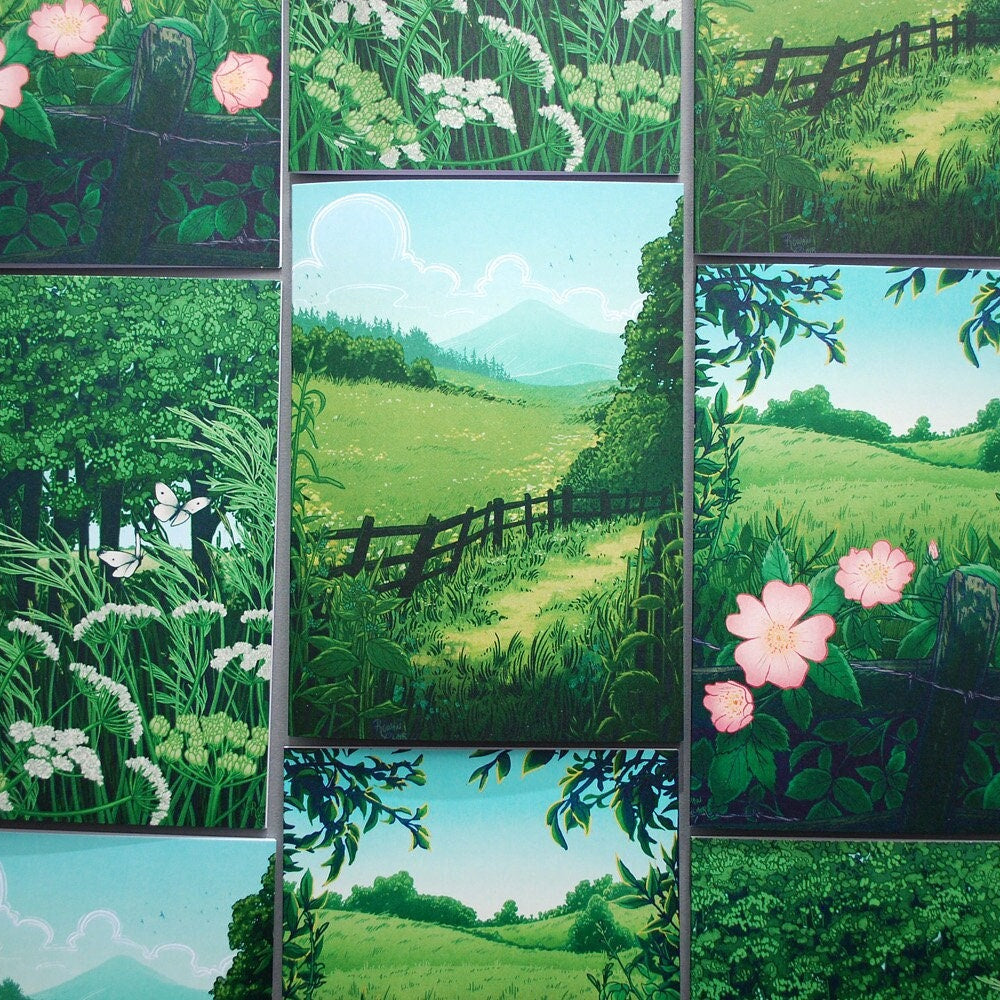 Familiar Paths Greeting Cards