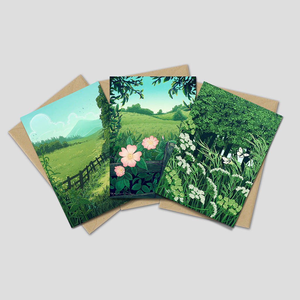 Familiar Paths Greeting Cards