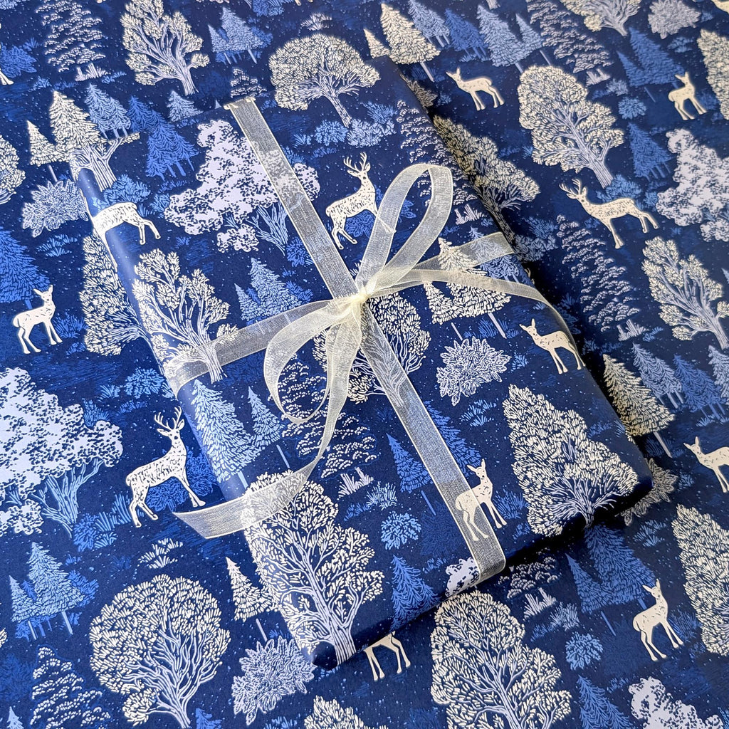 Winter Forest Recyclable Christmas Wrapping Paper