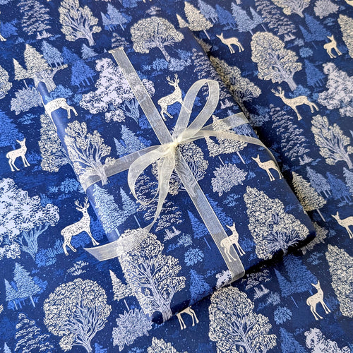 Winter Forest Recyclable Christmas Wrapping Paper