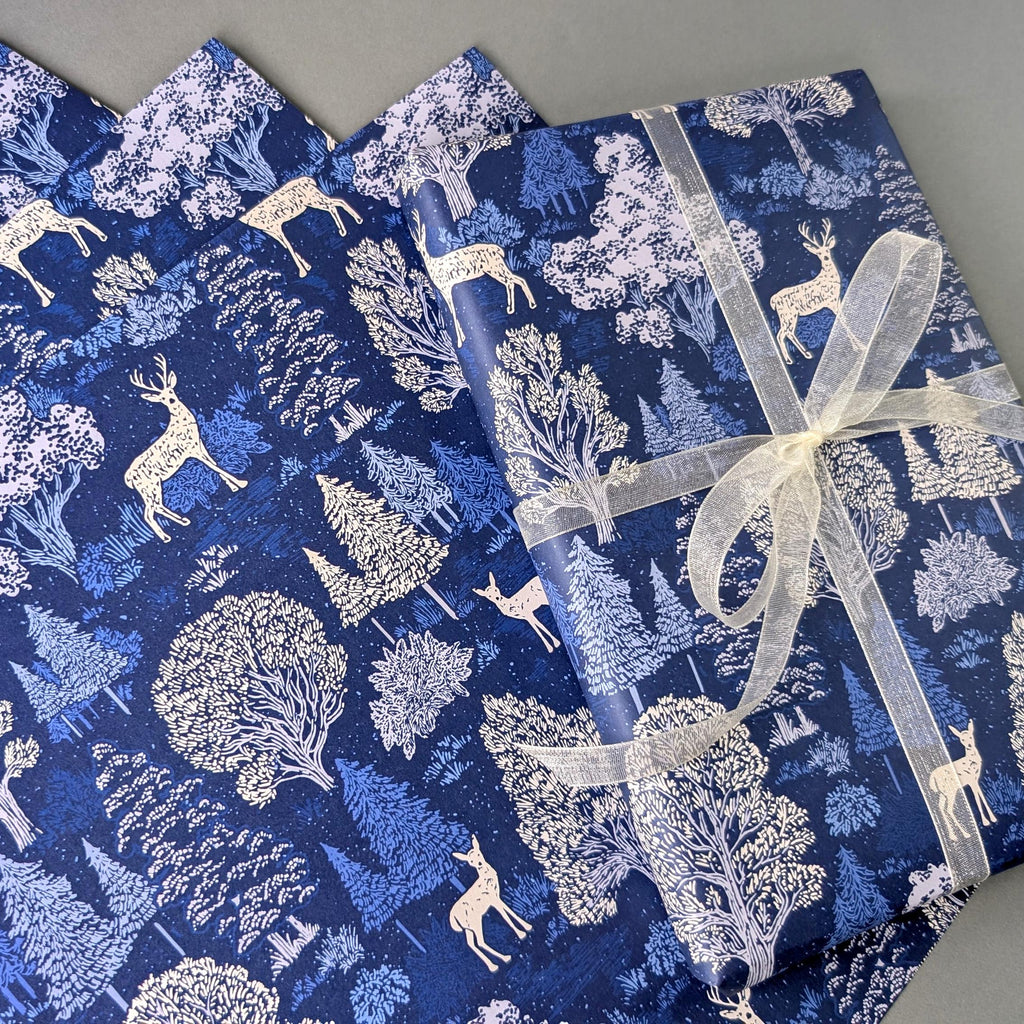 Winter Forest Recyclable Christmas Wrapping Paper