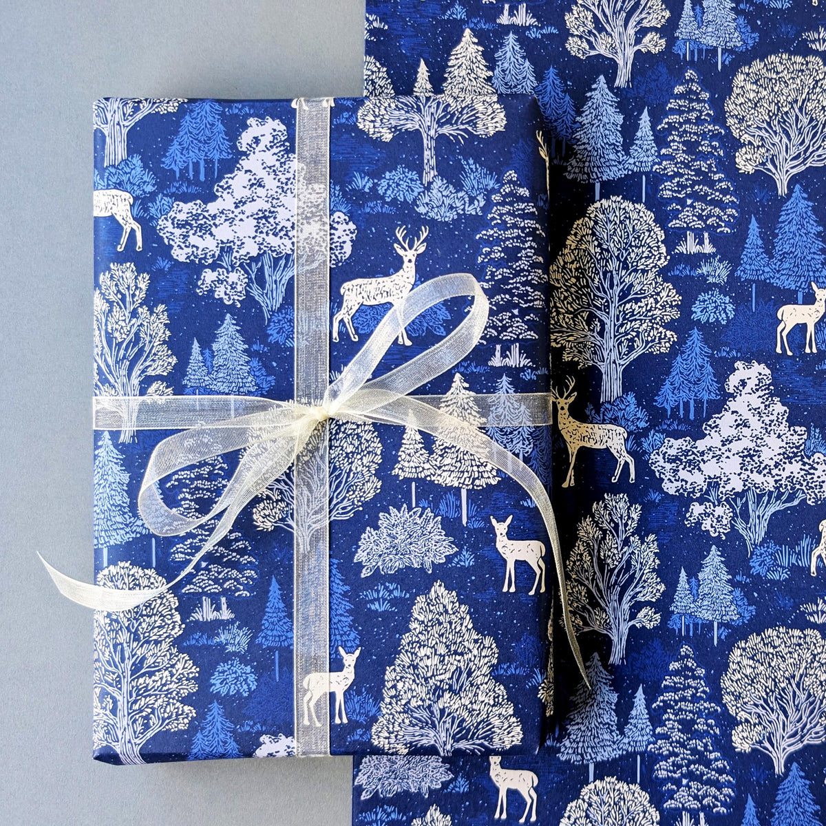 Winter Forest Recyclable Christmas Wrapping Paper